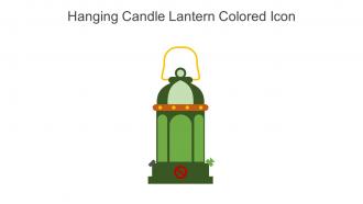 Hanging Candle Lantern Colored Icon In Powerpoint Pptx Png And Editable Eps Format