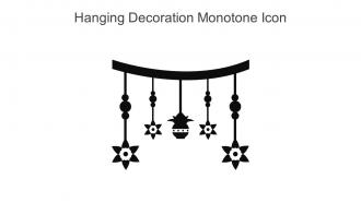 Hanging Decoration Monotone Icon In Powerpoint Pptx Png And Editable Eps Format