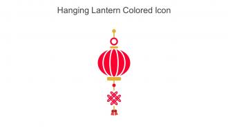 Hanging Lantern Colored Icon In Powerpoint Pptx Png And Editable Eps Format