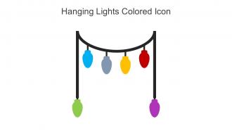 Hanging Lights Colored Icon In Powerpoint Pptx Png And Editable Eps Format
