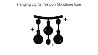 Hanging Lights Festoon Monotone Icon In Powerpoint Pptx Png And Editable Eps Format