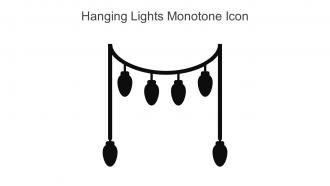 Hanging Lights Monotone Icon In Powerpoint Pptx Png And Editable Eps Format