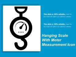 Hanging Scale With Meter Measurement Icon