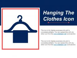 Hanging the clothes icon