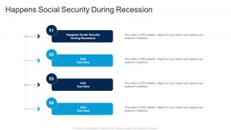 Happens Social Security During Recession In Powerpoint And Google Slides Cpb