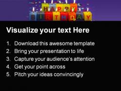 Happy birthday candles01 events powerpoint templates and powerpoint backgrounds 0311