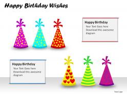 Happy birthday wishes powerpoint presentation slides