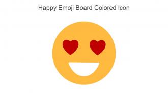 Happy Emoji Board Colored Icon In Powerpoint Pptx Png And Editable Eps Format