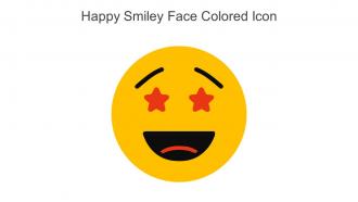 Happy Smiley Face Colored Icon In Powerpoint Pptx Png And Editable Eps Format