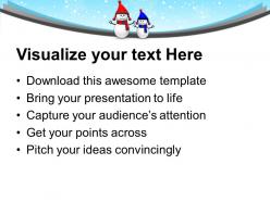 Happy snowmen winter holidays powerpoint templates ppt themes and graphics