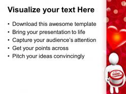 Happy valentines occassion love powerpoint templates ppt themes and graphics 0213
