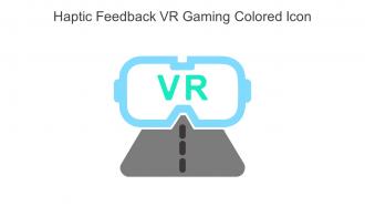 Haptic Feedback VR Gaming Colored Icon In Powerpoint Pptx Png And Editable Eps Format