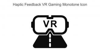 Haptic Feedback VR Gaming Monotone Icon In Powerpoint Pptx Png And Editable Eps Format