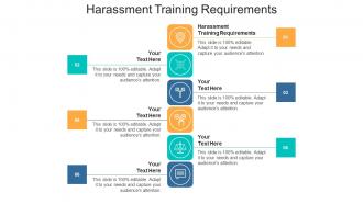Harassment training requirements ppt powerpoint presentation portfolio images cpb
