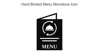 Hard Binded Menu Monotone Icon In Powerpoint Pptx Png And Editable Eps Format