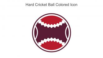 Hard Cricket Ball Colored Icon In Powerpoint Pptx Png And Editable Eps Format