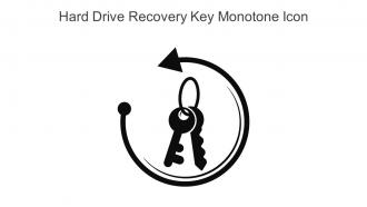 Hard Drive Recovery Key Monotone Icon In Powerpoint Pptx Png And Editable Eps Format