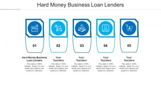 Hard money business loan lenders ppt powerpoint presentation styles slide portrait cpb