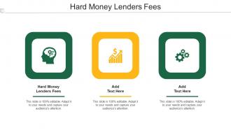 Hard Money Lenders Fees Ppt Powerpoint Presentation Ideas Background Images Cpb