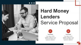 Hard Money Lenders Service Proposal Ppt Powerpoint Presentation Slides Layout Ideas