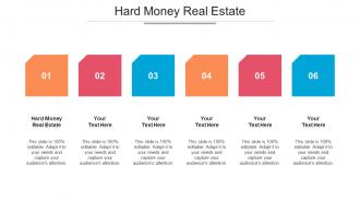 Hard Money Real Estate Ppt Powerpoint Presentation Slides Format Cpb