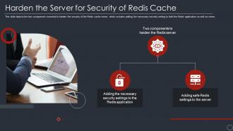 Harden the server for security of redis cache ppt powerpoint presentation model guide