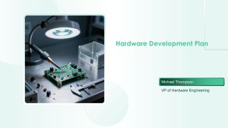 Hardware Development Plan PPT Mockup VA