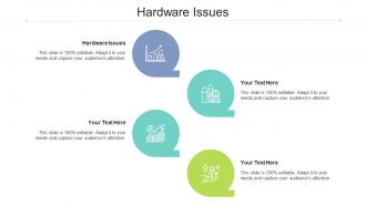 Hardware issues ppt powerpoint presentation gallery example cpb