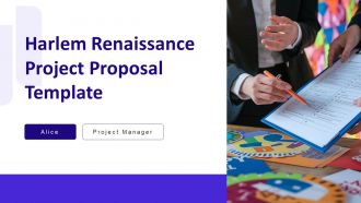 Harlem Renaissance Project Proposal Template PPT Designs ACP