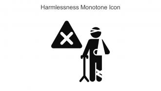 Harmlessness Monotone Icon In Powerpoint Pptx Png And Editable Eps Format