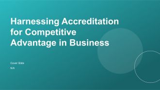 Harnessing Accreditation For Competitive Advantage In Business PPT Summary ACP