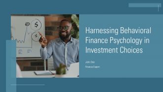 Harnessing Behavioral Finance Psychology In Investment Choices PPT Structure ACP