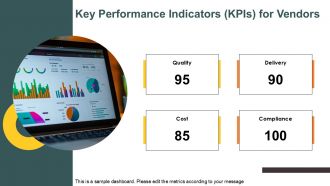 Harnessing Data Analytics To Improve Vendor Performance Metrics PPT Sample ST AI Researched Best