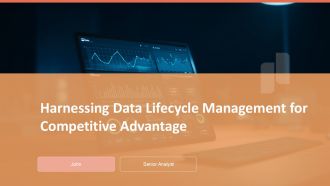Harnessing Data Lifecycle Management Competitive Advantage PPT Designs ACP