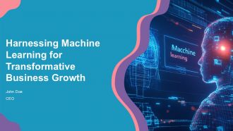 Harnessing Machine Learning For Transformative Business Growth PPT Outline ACP
