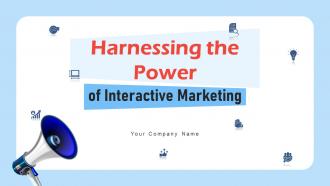 Harnessing The Power Of Interactive Marketing Powerpoint Presentation Slides MKT CD V
