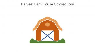 Harvest Barn House Colored Icon In Powerpoint Pptx Png And Editable Eps Format