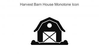 Harvest Barn House Monotone Icon In Powerpoint Pptx Png And Editable Eps Format