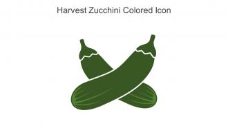 Harvest Zucchini Colored Icon In Powerpoint Pptx Png And Editable Eps Format