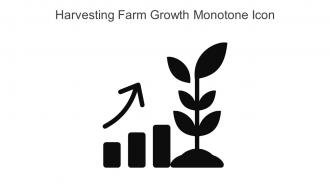 Harvesting Farm Growth Monotone Icon In Powerpoint Pptx Png And Editable Eps Format