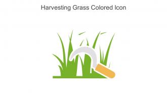Harvesting Grass Colored Icon In Powerpoint Pptx Png And Editable Eps Format