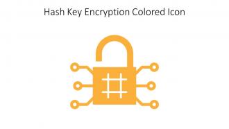 Hash Key Encryption Colored Icon In Powerpoint Pptx Png And Editable Eps Format