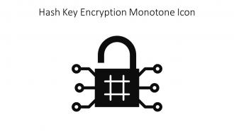 Hash Key Encryption Monotone Icon In Powerpoint Pptx Png And Editable Eps Format