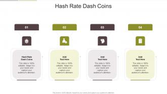 Hash Rate Dash Coins In Powerpoint And Google Slides Cpb