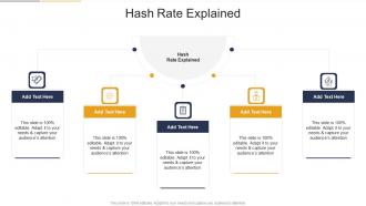 Hash Rate Explained In Powerpoint And Google Slides Cpb