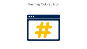 Hashtag Colored Icon In Powerpoint Pptx Png And Editable Eps Format