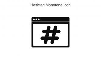 Hashtag Monotone Icon In Powerpoint Pptx Png And Editable Eps Format