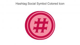 Hashtag Social Symbol Colored Icon In Powerpoint Pptx Png And Editable Eps Format