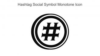 Hashtag Social Symbol Monotone Icon In Powerpoint Pptx Png And Editable Eps Format