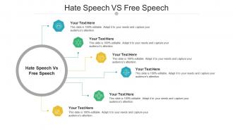 Hate speech vs free speech ppt powerpoint presentation inspiration templates cpb